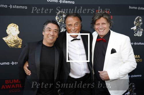 Amsterdam 2 juni 2025
Uitreiking Buma prijzen in de schouwburg van Amsterdam. Marcel Fisser Bram Konings en Edwin v Hoevelaak
