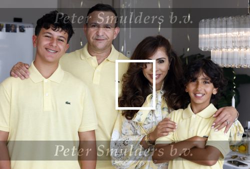 Abcoude 7 juni 2025
Najib Amhali met zijn vrouw Niama en hun zoons .