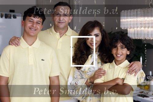 Abcoude 7 juni 2025
Najib Amhali met zijn vrouw Niama en hun zoons .
