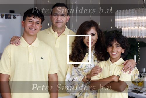Abcoude 7 juni 2025
Najib Amhali met zijn vrouw Niama en hun zoons .