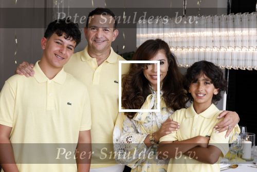 Abcoude 7 juni 2025
Najib Amhali met zijn vrouw Niama en hun zoons .