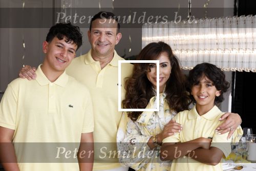Abcoude 7 juni 2025
Najib Amhali met zijn vrouw Niama en hun zoons .