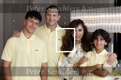 Abcoude 7 juni 2025
Najib Amhali met zijn vrouw Niama en hun zoons .
