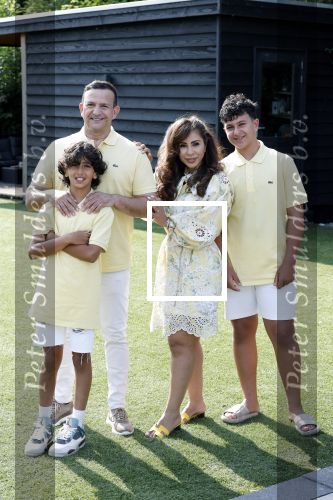 Abcoude 7 juni 2025
Najib Amhali met zijn vrouw Niama en hun zoons .