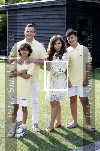 Abcoude 7 juni 2025
Najib Amhali met zijn vrouw Niama en hun zoons .
