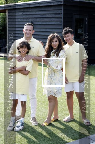 Abcoude 7 juni 2025
Najib Amhali met zijn vrouw Niama en hun zoons .