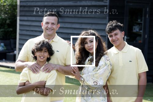 Abcoude 7 juni 2025
Najib Amhali met zijn vrouw Niama en hun zoons .