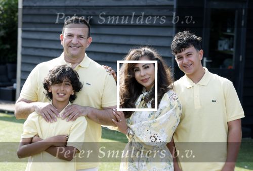 Abcoude 7 juni 2025
Najib Amhali met zijn vrouw Niama en hun zoons .