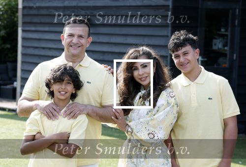 Abcoude 7 juni 2025
Najib Amhali met zijn vrouw Niama en hun zoons .