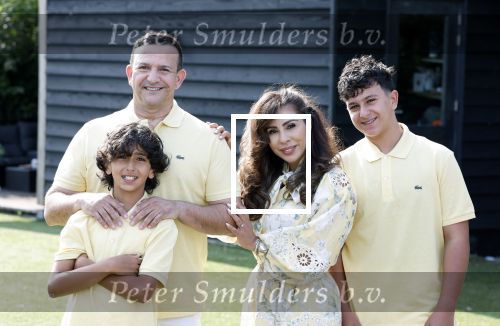 Abcoude 7 juni 2025
Najib Amhali met zijn vrouw Niama en hun zoons .