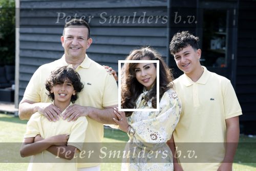 Abcoude 7 juni 2025
Najib Amhali met zijn vrouw Niama en hun zoons .