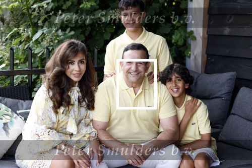 Abcoude 7 juni 2025
Najib Amhali met zijn vrouw Niama en hun zoons .