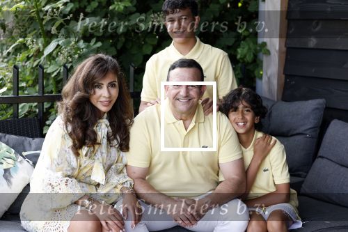 Abcoude 7 juni 2025
Najib Amhali met zijn vrouw Niama en hun zoons .