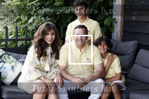 Abcoude 7 juni 2025
Najib Amhali met zijn vrouw Niama en hun zoons .