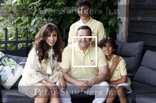 Abcoude 7 juni 2025
Najib Amhali met zijn vrouw Niama en hun zoons .