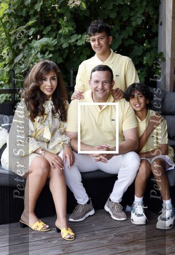 Abcoude 7 juni 2025
Najib Amhali met zijn vrouw Niama en hun zoons .