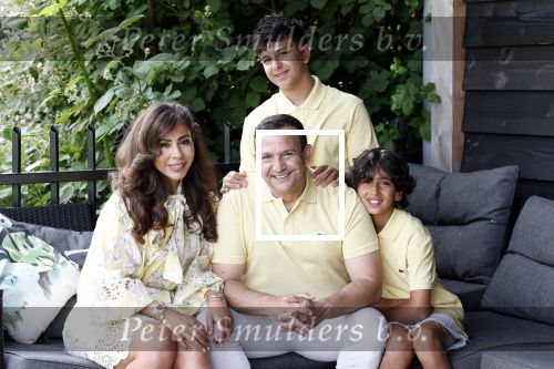 Abcoude 7 juni 2025
Najib Amhali met zijn vrouw Niama en hun zoons .