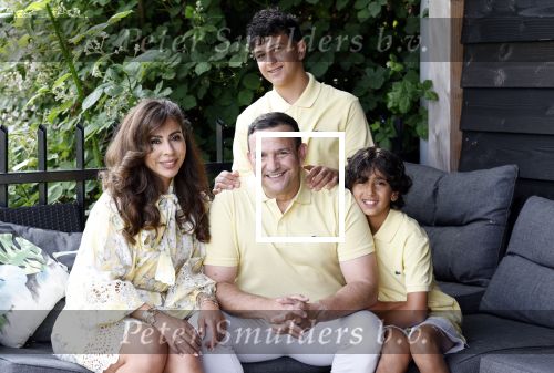 Abcoude 7 juni 2025
Najib Amhali met zijn vrouw Niama en hun zoons .