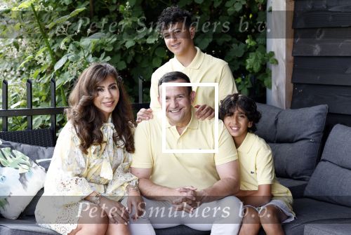 Abcoude 7 juni 2025
Najib Amhali met zijn vrouw Niama en hun zoons .