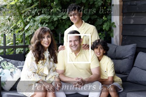 Abcoude 7 juni 2025
Najib Amhali met zijn vrouw Niama en hun zoons .