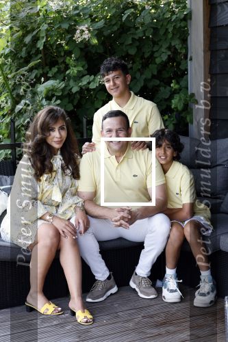 Abcoude 7 juni 2025
Najib Amhali met zijn vrouw Niama en hun zoons .
