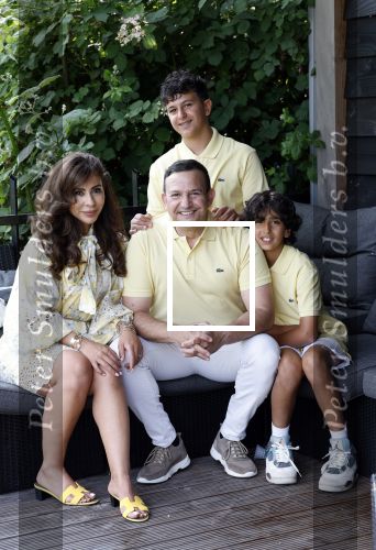 Abcoude 7 juni 2025
Najib Amhali met zijn vrouw Niama en hun zoons .