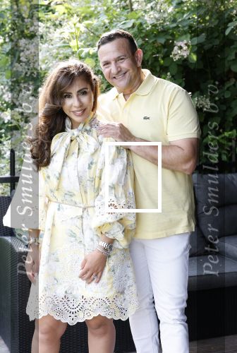 Abcoude 7 juni 2025
Najib Amhali met zijn vrouw Niama en hun zoons .