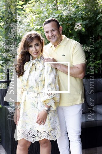Abcoude 7 juni 2025
Najib Amhali met zijn vrouw Niama en hun zoons .