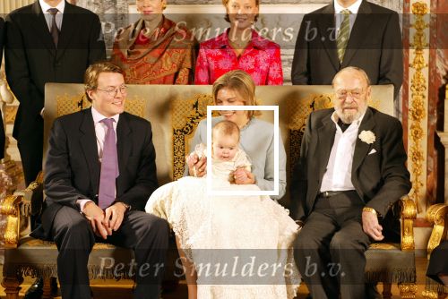 Apeldoorn 15 december 2002

Doop prinses Eloise , Aanwezig Koningin Beatrix, Prins Willem Alexander, Maxima , Prins Friso, Mabel wisse Smit, Prinses Cristina, Prinses Juliana, Pieter v Vollenhoven Prinses Margriet,  Prins Bernhard, Eef Brouwer, Tjeenk Willink, Laurens Jan Brinkhorst, Wim Kok  Jan Peter Balkenende.Prins Haakon en Mette Marit
Prins v Luxemburg Trijntje Oosterhuis met vader
Peter Smulders bv