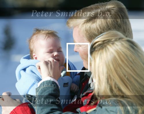 Lech 17 maart 2004
Prinses Maxima, Prins Willem Alexander en  Prinses Amalia   in Lech.  
Peter Smulders bv