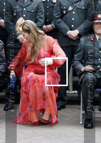 Amersfoort 18 juni 2023
Koning Willem Alexander en Prinses Amalia aanwezig bij de nieuwe standaard die overhandigt zal worden aan het Regiment Huzaren Prinses Catharina-Amalia op de Prins Bernhardkazerne. Het is de eerste keer nadat Prinses Amalia haar arm gebroken heeft na val van het paard .