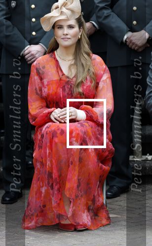 Amersfoort 18 juni 2023
Koning Willem Alexander en Prinses Amalia aanwezig bij de nieuwe standaard die overhandigt zal worden aan het Regiment Huzaren Prinses Catharina-Amalia op de Prins Bernhardkazerne. Het is de eerste keer nadat Prinses Amalia haar arm gebroken heeft na val van het paard .