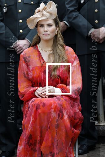 Amersfoort 18 juni 2023
Koning Willem Alexander en Prinses Amalia aanwezig bij de nieuwe standaard die overhandigt zal worden aan het Regiment Huzaren Prinses Catharina-Amalia op de Prins Bernhardkazerne. Het is de eerste keer nadat Prinses Amalia haar arm gebroken heeft na val van het paard .