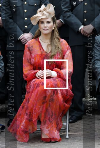 Amersfoort 18 juni 2023
Koning Willem Alexander en Prinses Amalia aanwezig bij de nieuwe standaard die overhandigt zal worden aan het Regiment Huzaren Prinses Catharina-Amalia op de Prins Bernhardkazerne. Het is de eerste keer nadat Prinses Amalia haar arm gebroken heeft na val van het paard .