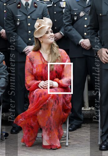 Amersfoort 18 juni 2023
Koning Willem Alexander en Prinses Amalia aanwezig bij de nieuwe standaard die overhandigt zal worden aan het Regiment Huzaren Prinses Catharina-Amalia op de Prins Bernhardkazerne. Het is de eerste keer nadat Prinses Amalia haar arm gebroken heeft na val van het paard .