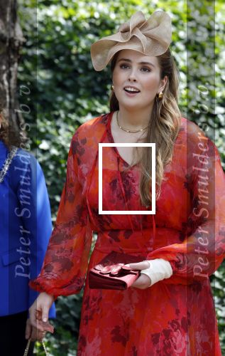 Amersfoort 18 juni 2023
Koning Willem Alexander en Prinses Amalia aanwezig bij de nieuwe standaard die overhandigt zal worden aan het Regiment Huzaren Prinses Catharina-Amalia op de Prins Bernhardkazerne. Het is de eerste keer nadat Prinses Amalia haar arm gebroken heeft na val van het paard .