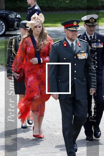 Amersfoort 18 juni 2023
Koning Willem Alexander en Prinses Amalia aanwezig bij de nieuwe standaard die overhandigt zal worden aan het Regiment Huzaren Prinses Catharina-Amalia op de Prins Bernhardkazerne. Het is de eerste keer nadat Prinses Amalia haar arm gebroken heeft na val van het paard .
