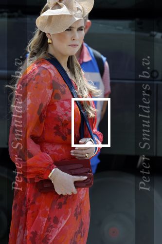 Amersfoort 18 juni 2023
Koning Willem Alexander en Prinses Amalia aanwezig bij de nieuwe standaard die overhandigt zal worden aan het Regiment Huzaren Prinses Catharina-Amalia op de Prins Bernhardkazerne. Het is de eerste keer nadat Prinses Amalia haar arm gebroken heeft na val van het paard .