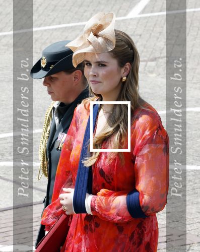Amersfoort 18 juni 2023
Koning Willem Alexander en Prinses Amalia aanwezig bij de nieuwe standaard die overhandigt zal worden aan het Regiment Huzaren Prinses Catharina-Amalia op de Prins Bernhardkazerne. Het is de eerste keer nadat Prinses Amalia haar arm gebroken heeft na val van het paard .