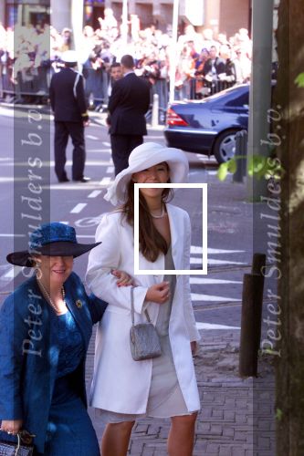 Den Haag 19 mei 2001

Laurentien Brinkhorst en Prins Constantijn trouwen voor de kerk.
Prinses Juliana en prinses Christina
Peter Smulders bv