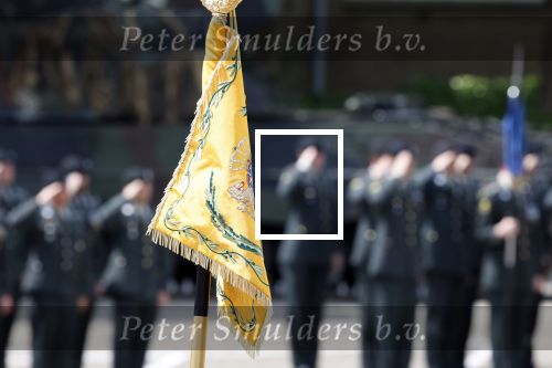 Amersfoort 18 juni 2023
Koning Willem Alexander en Prinses Amalia aanwezig bij de nieuwe standaard die overhandigt zal worden aan het Regiment Huzaren Prinses Catharina-Amalia op de Prins Bernhardkazerne. Het is de eerste keer nadat Prinses Amalia haar arm gebroken heeft na val van het paard .