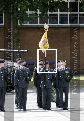 Amersfoort 18 juni 2023
Koning Willem Alexander en Prinses Amalia aanwezig bij de nieuwe standaard die overhandigt zal worden aan het Regiment Huzaren Prinses Catharina-Amalia op de Prins Bernhardkazerne. Het is de eerste keer nadat Prinses Amalia haar arm gebroken heeft na val van het paard .