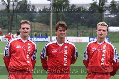 Amsterdam 05 Juli 1999
Brian Laudrup ,  first training of AJAX Amsterdam
togethet with Ole Tobiassen and Jesper Gronkjar