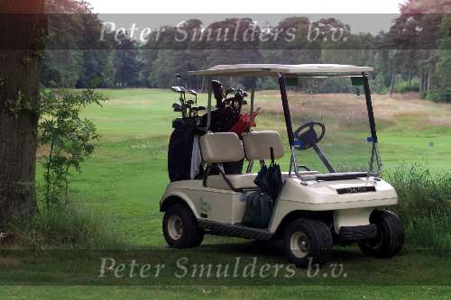 Buggy bij golfbaan