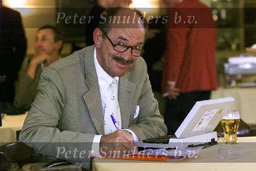Hilversum 28 juni 1999
Persconferentie Dutch Open TNT 1999 bij de Hilversumsche Golfclub
Hans Woudstra