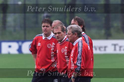 Amsterdam 05 Juli1999
eerste training Ajax Amsterdam seizoen 1999/2000
Jan Wouters Tonnie Bruins Slot