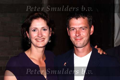 Amsterdam 04 Juli 1999
Amsterdam-diner t.b.v het aids-fonds.
Judith de Klijn met man