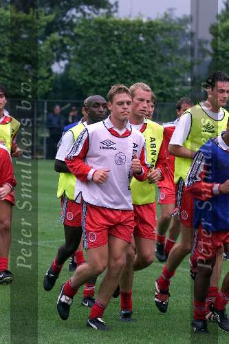 Amsterdam 05 Juli 1999
Ole Tobiassen eerste training bij AJAX