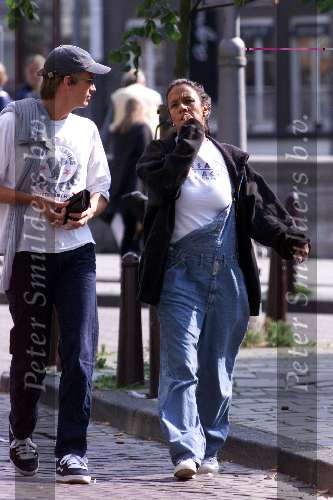 Amsterdam 06 Juli 1999
Patty Brard samen met haar nieuwe vriend Rene
