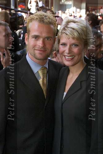 Amsterdam, 22 juni 1999
Premiere film NOTTING HILL
In Tuschinski theater
Renate v d Zalm met Erben Wennemars
